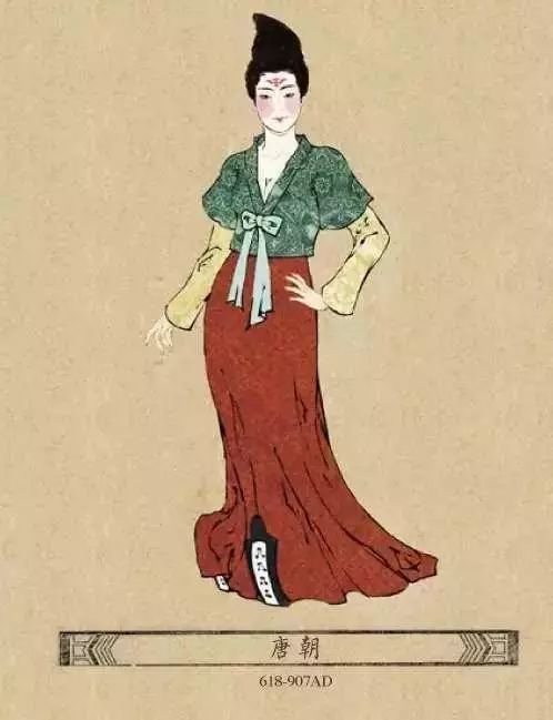 中国历朝女子服饰变化,唐朝服饰是亮点!